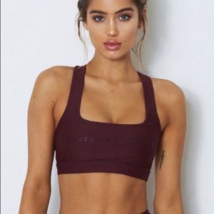 Bonnie Sports Bra Merlot